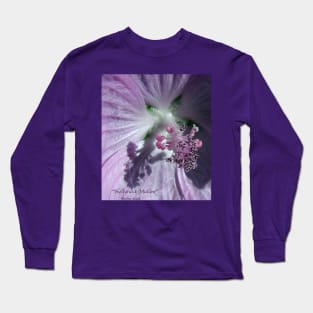 Hollyhock - Super Macro Long Sleeve T-Shirt